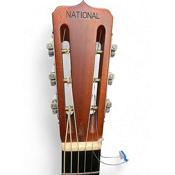 Used National Resophonic Tricone Silver Resonator Guitar