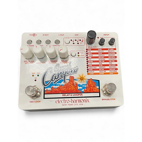 Used Electro-Harmonix Grand Canyon Delay and Looper Effect Pedal