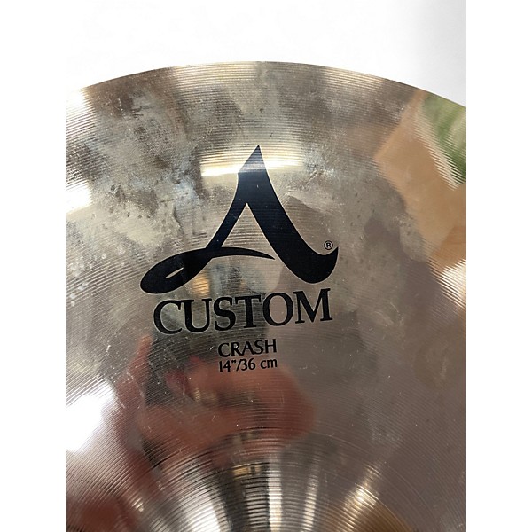Used Zildjian 14in A Custom Crash Cymbal