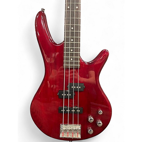 Used Ibanez GSR200 Red Electric Bass Guitar