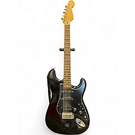 Used Fender Standard Stratocaster Black Solid Body Electric Guitar