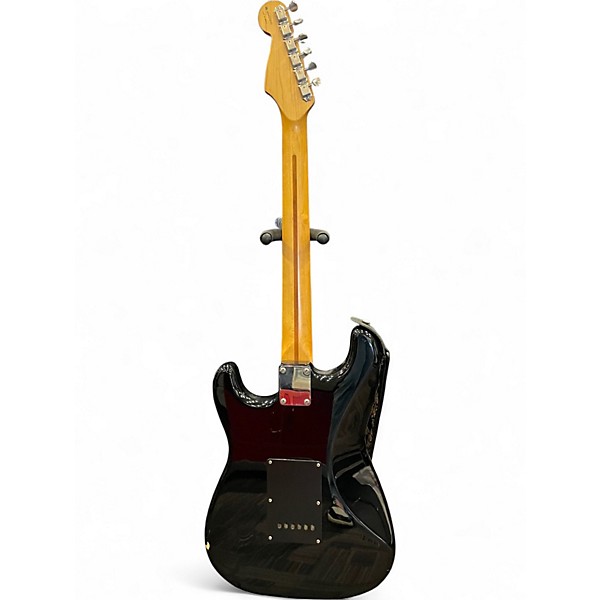 Used Fender Standard Stratocaster Black Solid Body Electric Guitar