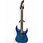 Used Ibanez GRG120QASP Transparent Blue Gradation Solid Body Electric Guitar thumbnail