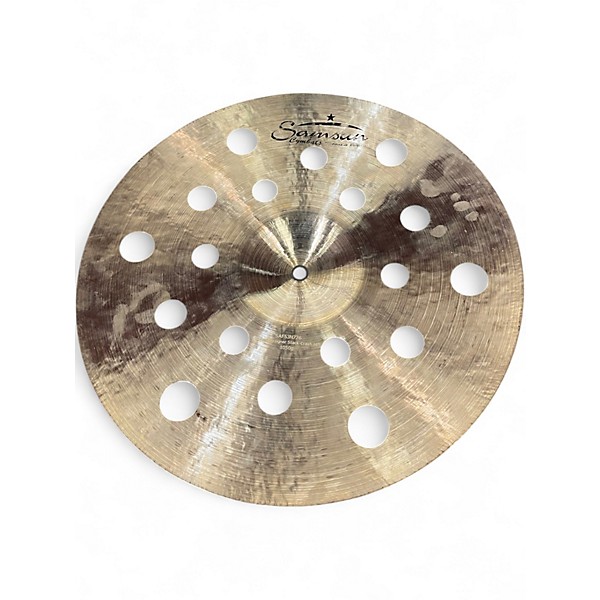 Used Samsun 16in 16 in sound designer stacker crash Cymbal