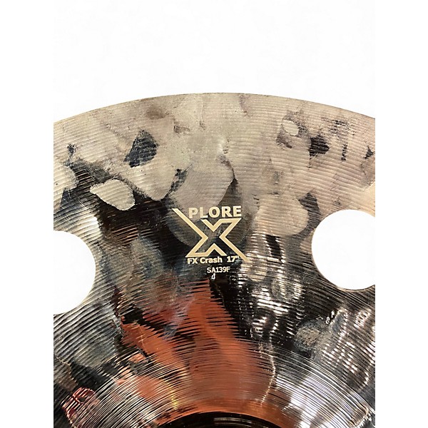 Used Samsun 17in 17 in xplore fx crash Cymbal