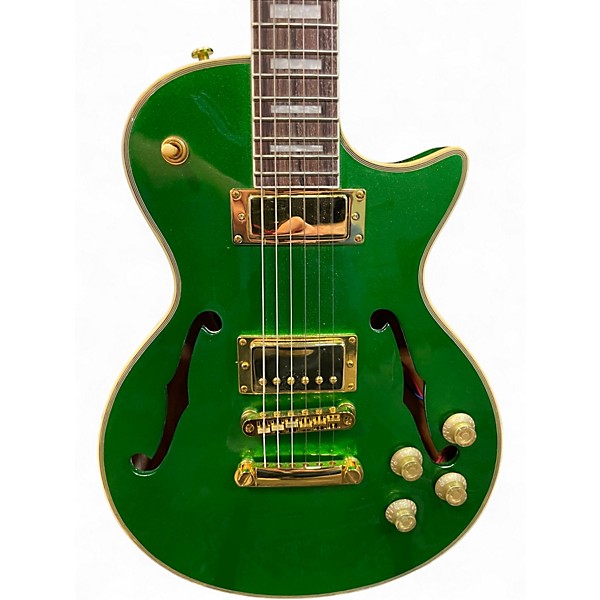 Used Firefly ELITE GREEN Hollow Body Electric Guitar