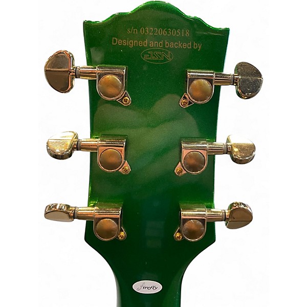 Used Firefly ELITE GREEN Hollow Body Electric Guitar