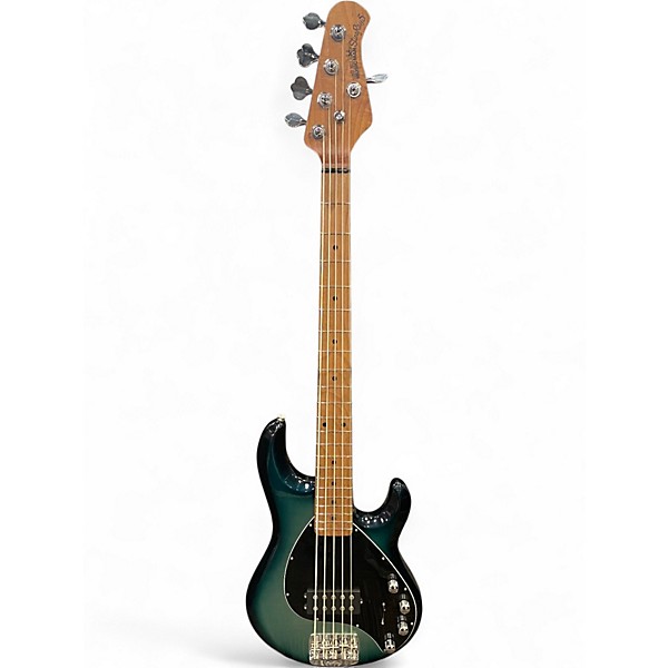 Used Ernie Ball Music Man Stingray 5 H Teal Burst Electric Bass Guitar