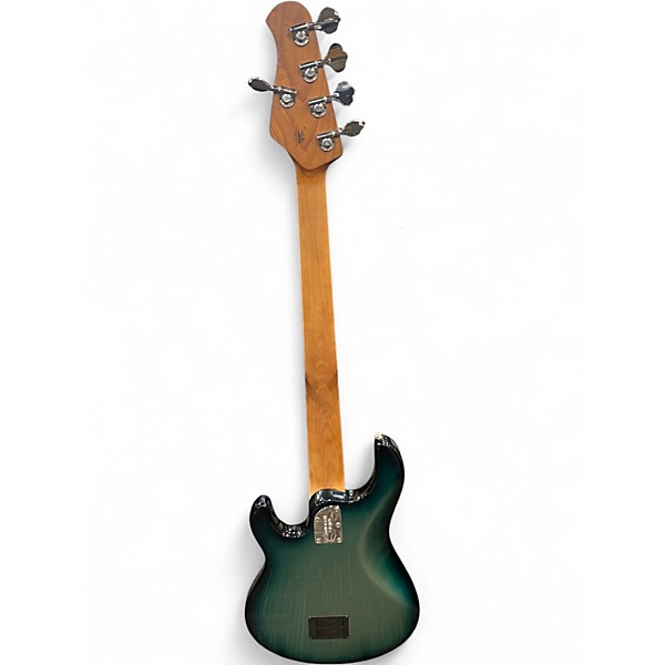 Used Ernie Ball Music Man Stingray 5 H Teal Burst Electric Bass Guitar