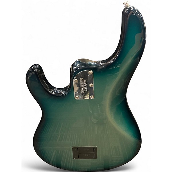 Used Ernie Ball Music Man Stingray 5 H Teal Burst Electric Bass Guitar