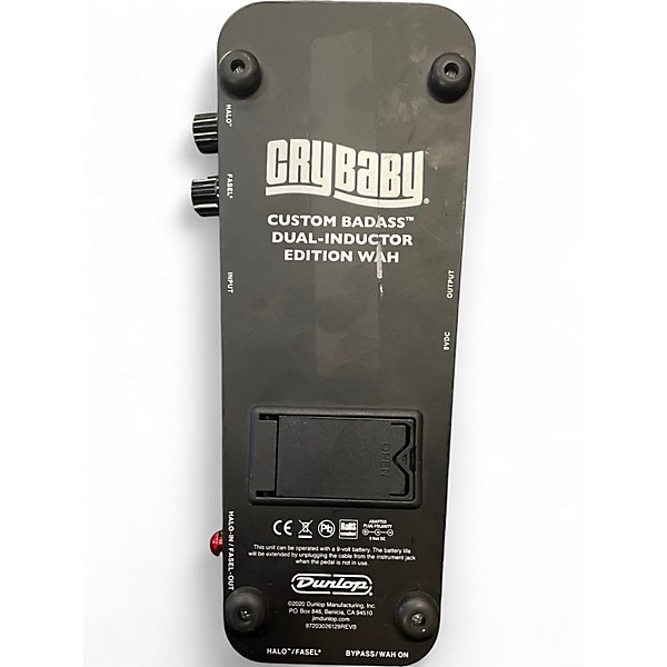Used Dunlop GCB65 Custom Badass Dual-Inductor Cry Baby Wah Effect Pedal