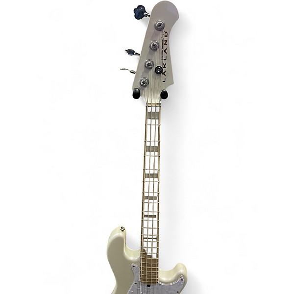Used Lakland DARRYL JONES SKYLINE SERIES WHITE Electric Bass Guitar