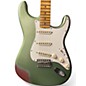 Used 2018 Fender CUSTOM SHOP LTD RELIC 1964 SPECIAL SAGE GREEN METALLIC OVER CHAMPAGNE SPARKLE Solid Body Electric Guitar thumbnail