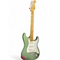 Used 2018 Fender CUSTOM SHOP LTD RELIC 1964 SPECIAL SAGE GREEN METALLIC OVER CHAMPAGNE SPARKLE Solid Body Electric Guitar
