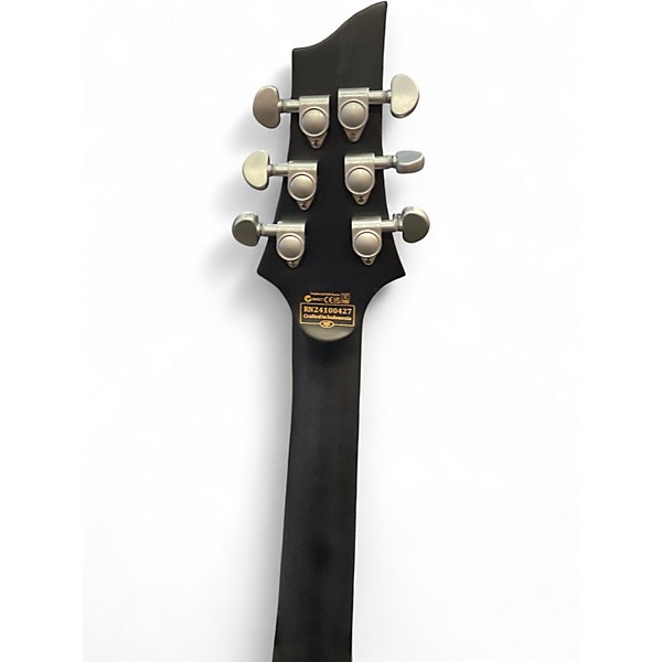 Used Schecter Guitar Research C1 Platinum TRANSLUCENT BLACK Solid Body Electric Guitar