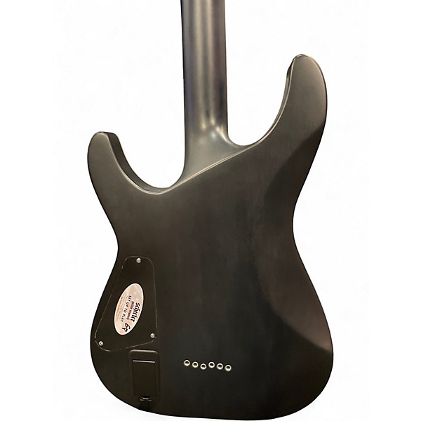 Used Schecter Guitar Research C1 Platinum TRANSLUCENT BLACK Solid Body Electric Guitar
