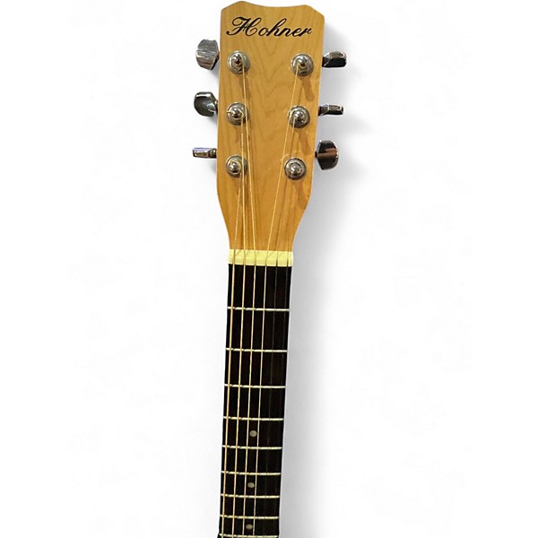 Used Hohner HW640 Natural Acoustic Guitar