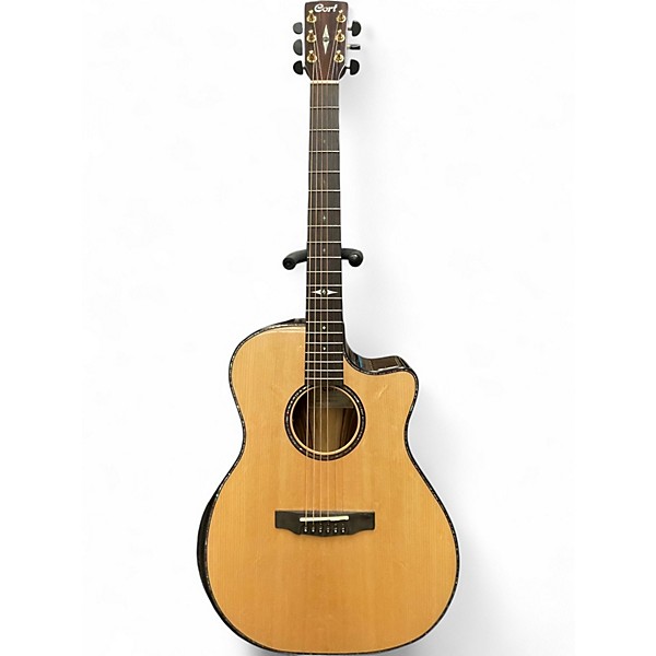 Used Cort GA PF BEVEL Natural Acoustic Electric Guitar