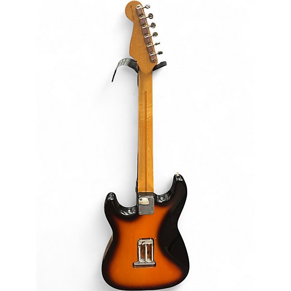 Used Fender California Series Stratocaster 2 Tone Sunburst Solid Body Electric Guitar