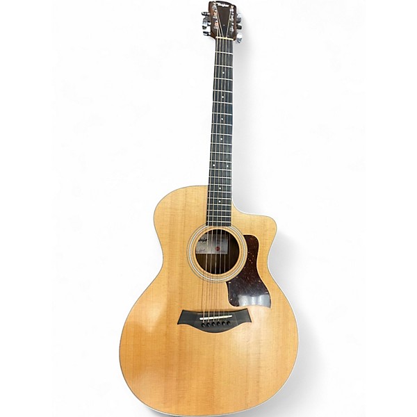 Used Taylor 214CE Natural Acoustic Electric Guitar