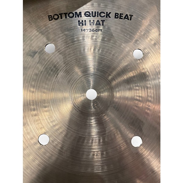 Used Zildjian 14in Quick Beat Hi Hat Bottom Cymbal