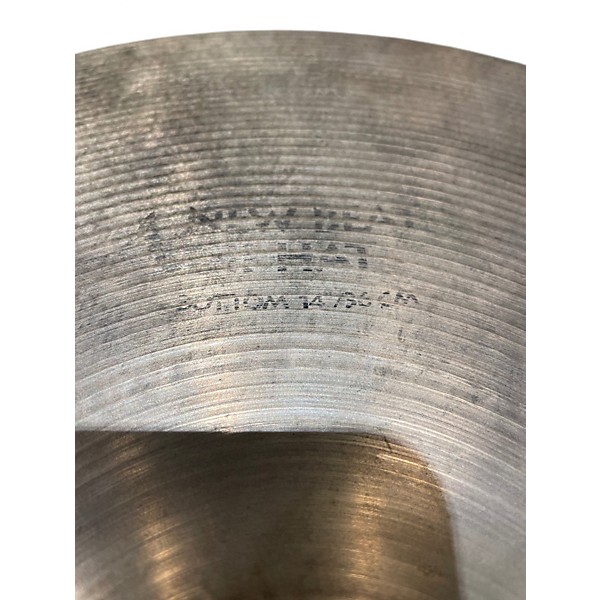 Used Zildjian 14in New Beat Hi Hat Bottom Cymbal