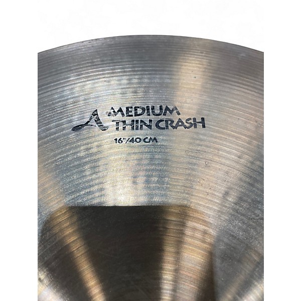 Used Zildjian 16in A Series Medium Crash Cymbal