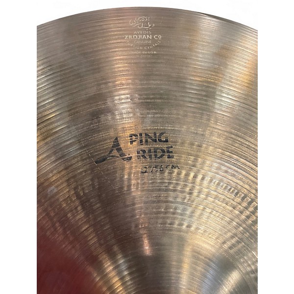 Used Zildjian 22in A Custom Ping Ride Cymbal