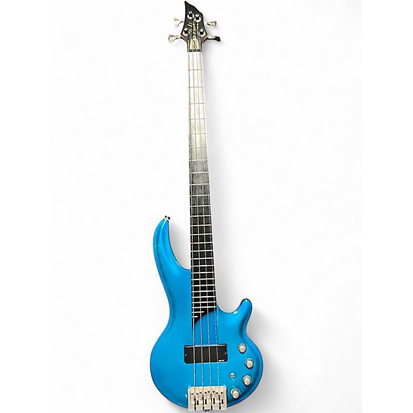 Used Cort CURBOW Blue Electric Bass Guitar