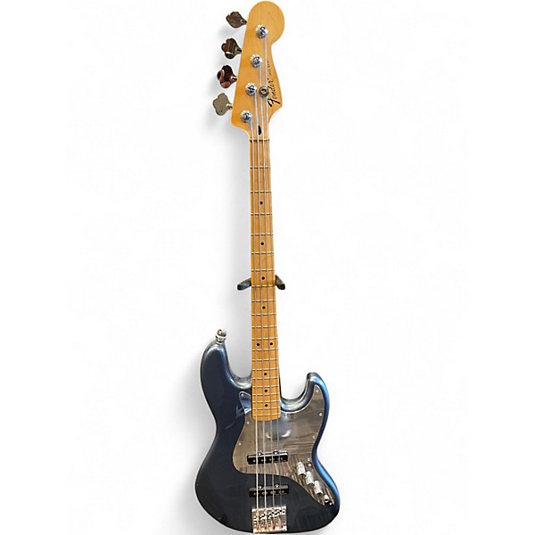Used Fender Standard Jazz Bass BLUE Electric Bass Guitar