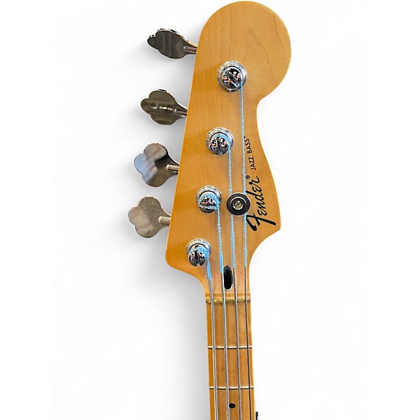 Used Fender Standard Jazz Bass BLUE Electric Bass Guitar