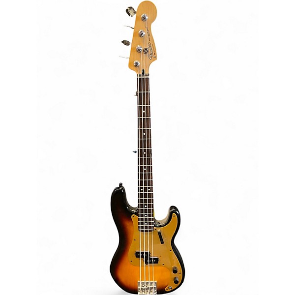 Used 2006 Fender Standard Precision Bass 3 Tone Sunburst Electric Bass Guitar
