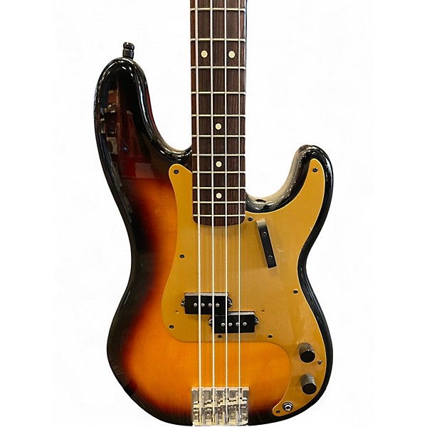 Used 2006 Fender Standard Precision Bass 3 Tone Sunburst Electric Bass Guitar
