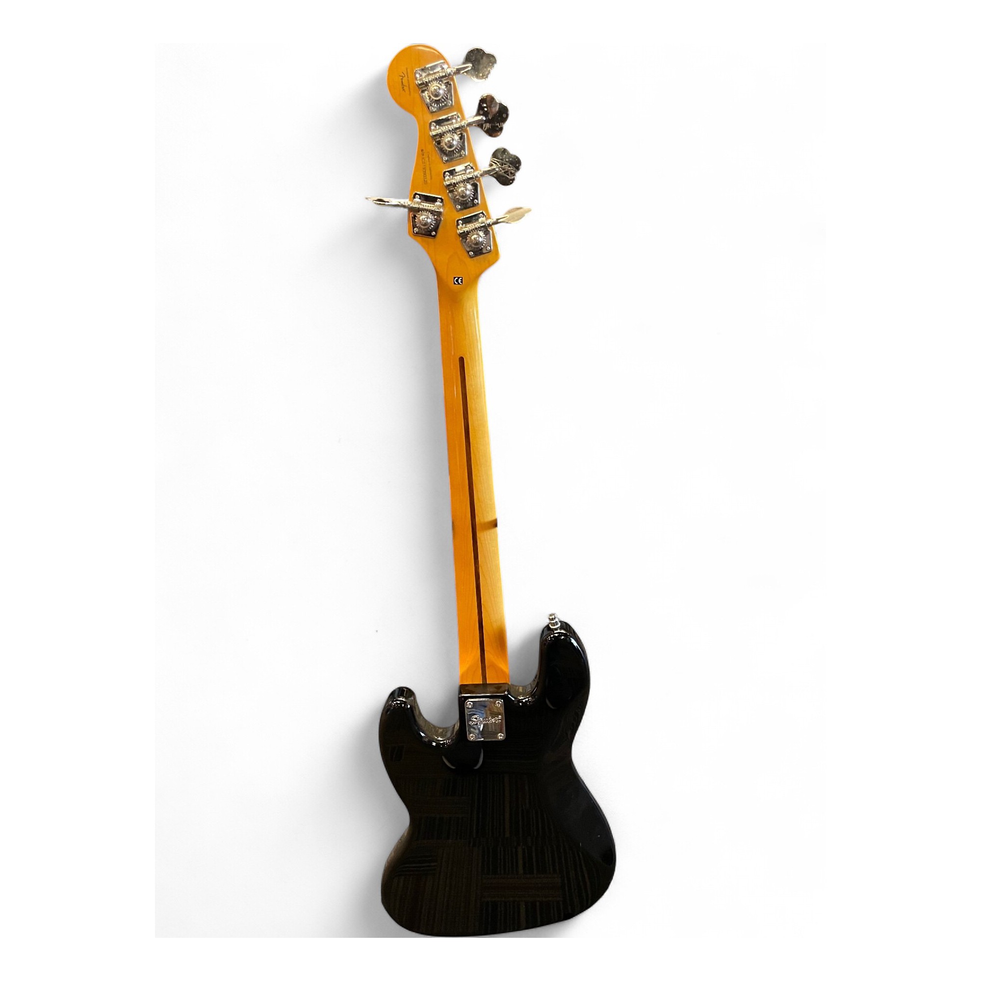Used Squier 5 STRING STANDARD JAZZ BASS BLACK Electric Bass Guitar