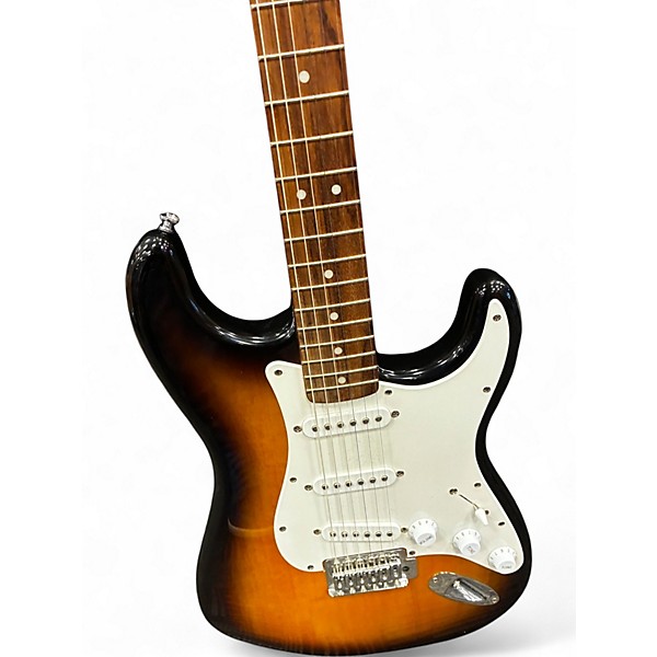 Used Squier Affinity Stratocaster Tobacco Sunburst Solid Body Electric Guitar