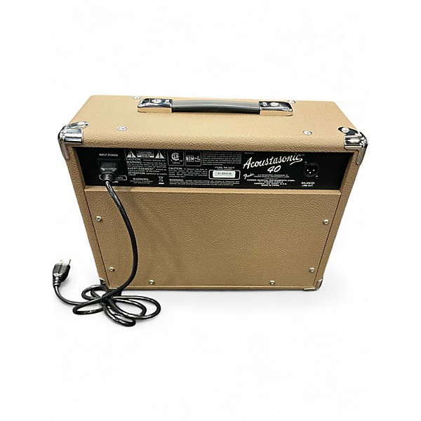 Used Fender Acoustasonic 40 Acoustic Guitar Combo Amp