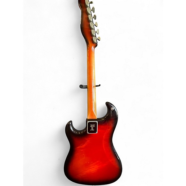Vintage 1960s Burns Ampeg Jazz Guitar Split Sound 2 Tone Sunburst Solid Body Electric Guitar