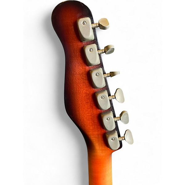 Vintage 1960s Burns Ampeg Jazz Guitar Split Sound 2 Tone Sunburst Solid Body Electric Guitar