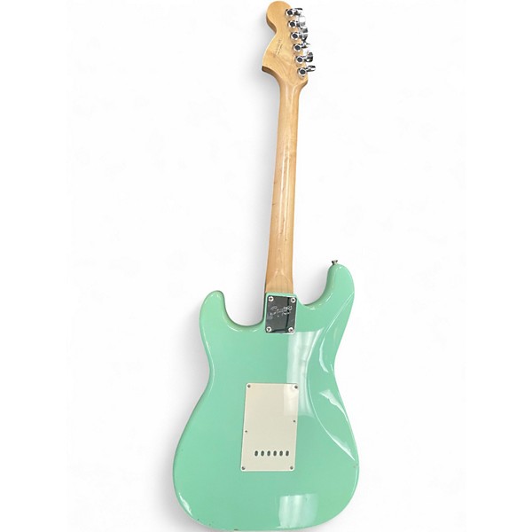 Used Squier Affinity Stratocaster Surf Green Solid Body Electric Guitar