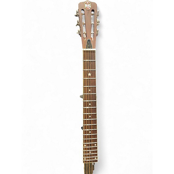 Used Republic Nickel Plated Parlor Rocket Nickel Silver Acoustic Guitar