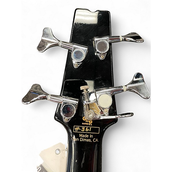 Used Gmp PAWN SHOP BLACK GOLD FLAKE Electric Bass Guitar