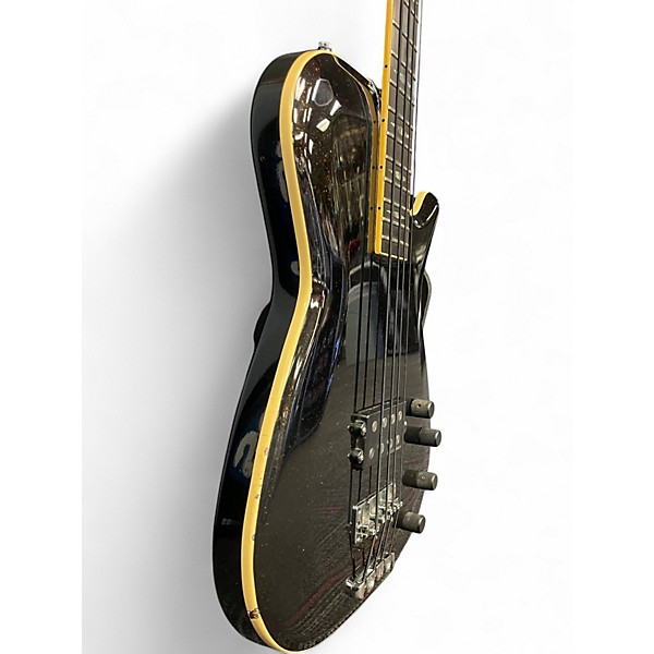 Used Gmp PAWN SHOP BLACK GOLD FLAKE Electric Bass Guitar