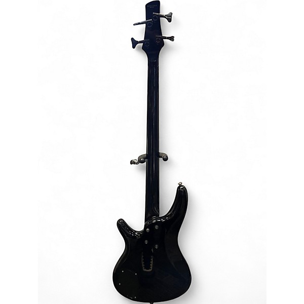 Vintage 1990s Ibanez SR800 Black Electric Bass Guitar