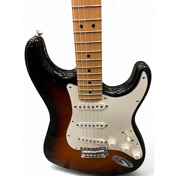 Used 2011 Fender American Special Stratocaster 2 Tone Sunburst Solid Body Electric Guitar