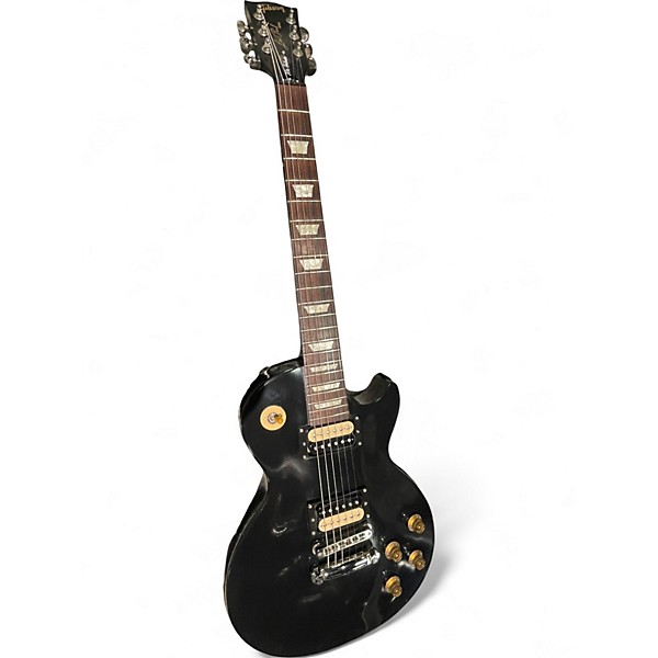 Used Gibson Les Paul 70s Tribute Black Solid Body Electric Guitar