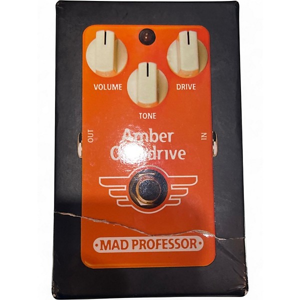 Used Mad Professor Amber Overdrive Effect Pedal