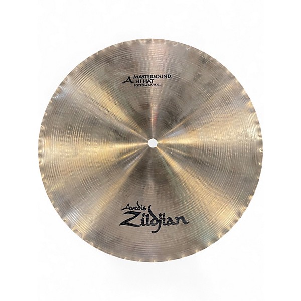 Used Zildjian 14in Mastersound Hi Hat Pair Cymbal