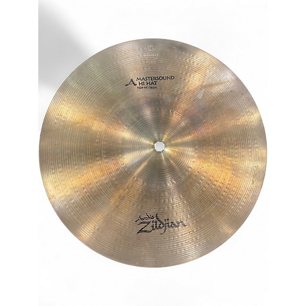 Used Zildjian 14in Mastersound Hi Hat Pair Cymbal