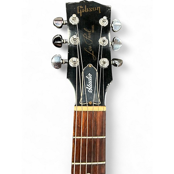 Used Gibson Les Paul Studio Ebony Solid Body Electric Guitar
