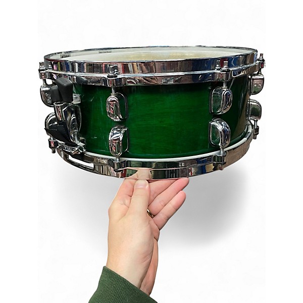 Used TAMA 14X6 Starclassic Snare British Racing Green Drum